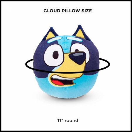 Bluey 11" Round Cloud Pillow